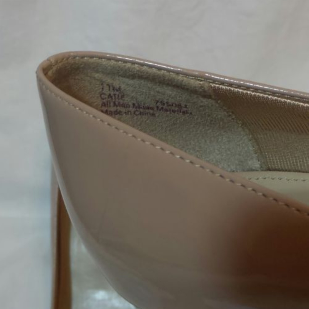Life Stride Catie Peep Toe Taupe Pumps Size 11M - Picture 5 of 6